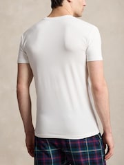 Polo Ralph Lauren White Cotten Blend T-Shirts 3 Pack - Image 3 of 6