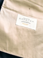 Barbour® Navy Slim Fit Cotton Linen Suit Trousers - Image 11 of 13