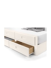 Julian Bowen White Maisie 3 Drawer Storage Bed with Pull Out Underbed - Image 12 of 14