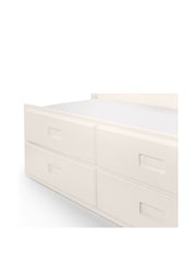 Julian Bowen White Maisie 3 Drawer Storage Bed with Pull Out Underbed - Image 13 of 14