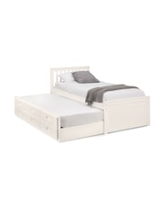 Julian Bowen White Maisie 3 Drawer Storage Bed with Pull Out Underbed - Image 3 of 6