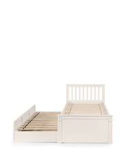 Julian Bowen White Maisie 3 Drawer Storage Bed with Pull Out Underbed - Image 9 of 14