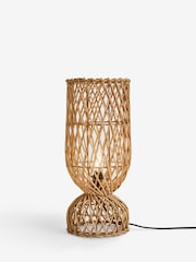 French Connection Natural Rattan Kylo Table Lamp - Image 4 of 4