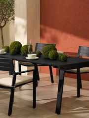 MADE.COM Grey Kochi Garden 4 Seater Dining Set - Image 3 of 10