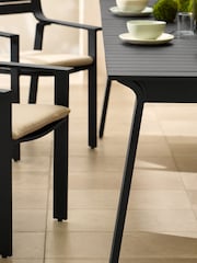 MADE.COM Grey Kochi Garden 4 Seater Dining Set - Image 4 of 10
