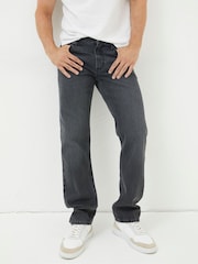 FatFace Grey Straight Fit Jeans - Image 2 of 5