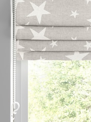 Emily Bond Pebble Grey 100% Cotton St Maws Made to Measure Roman Blinds - Image 2 of 6
