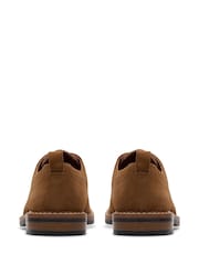 Clarks Brown Suede Leather Suede Aldwin Lace Shoes - Image 5 of 7