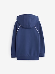 Little Bird by Jools Oliver Navy Rainbow Happy Hoodie - Image 3 of 7