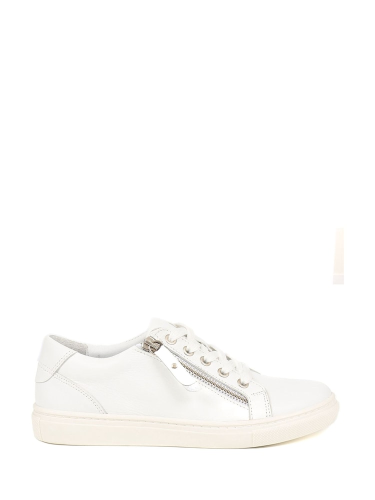 Jones Bootmaker Ladies Side Zip Casual Trainers - Image 2 of 6