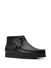 Clarks Black Leather Wallabee EVO BT Boots - Image 7 of 7