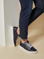 Jones Bootmaker Ladies Side Zip Casual Trainers - Image 1 of 6