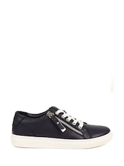 Jones Bootmaker Ladies Side Zip Casual Trainers - Image 2 of 6