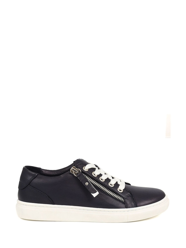 Jones Bootmaker Ladies Side Zip Casual Trainers - Image 2 of 6