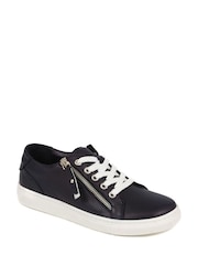 Jones Bootmaker Ladies Side Zip Casual Trainers - Image 3 of 6