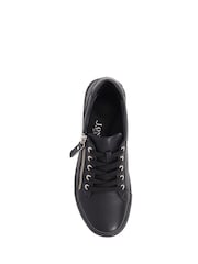 Jones Bootmaker Ladies Side Zip Casual Trainers - Image 4 of 6