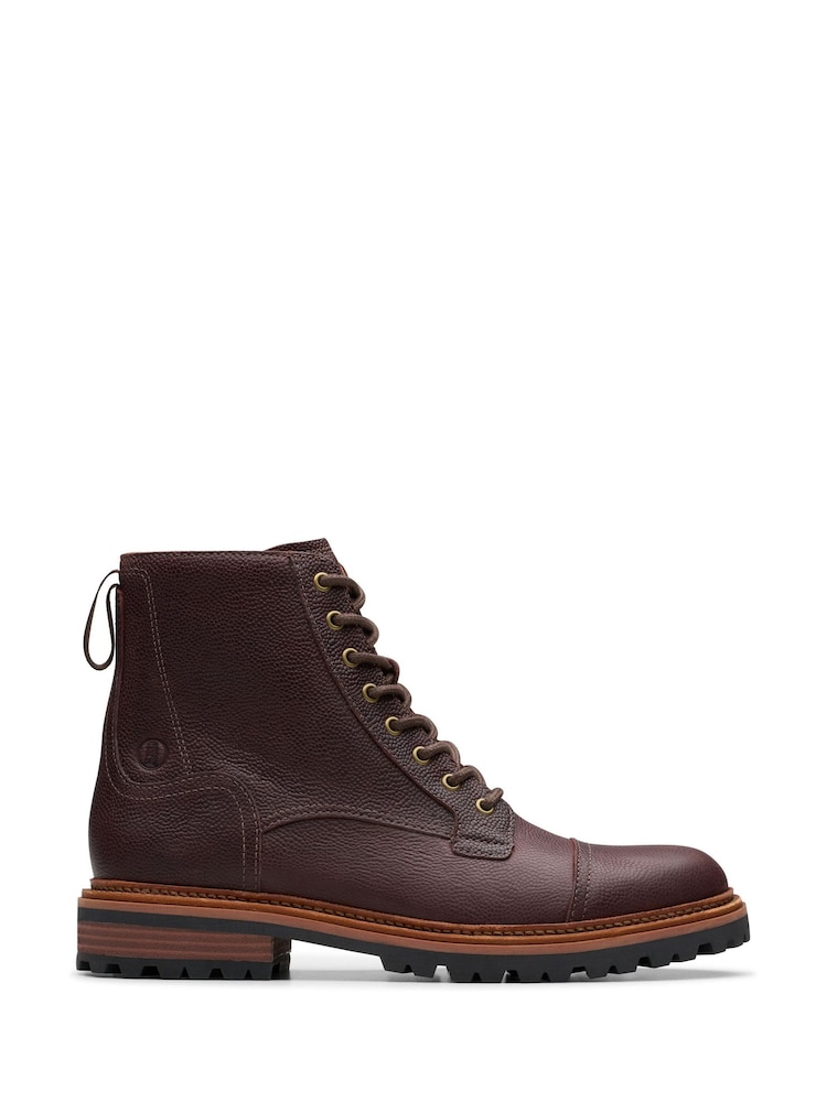 Clarks Brown BRN Scotch Grain Clarkridge Hi Boots - Image 1 of 7