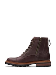 Clarks Brown BRN Scotch Grain Clarkridge Hi Boots - Image 2 of 7