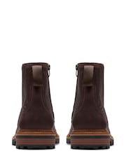 Clarks Brown BRN Scotch Grain Clarkridge Hi Boots - Image 5 of 7