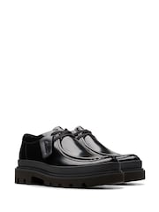 Clarks Hi Shine usnjeni čevlji Badell s šivi - Slika 2 iz 7