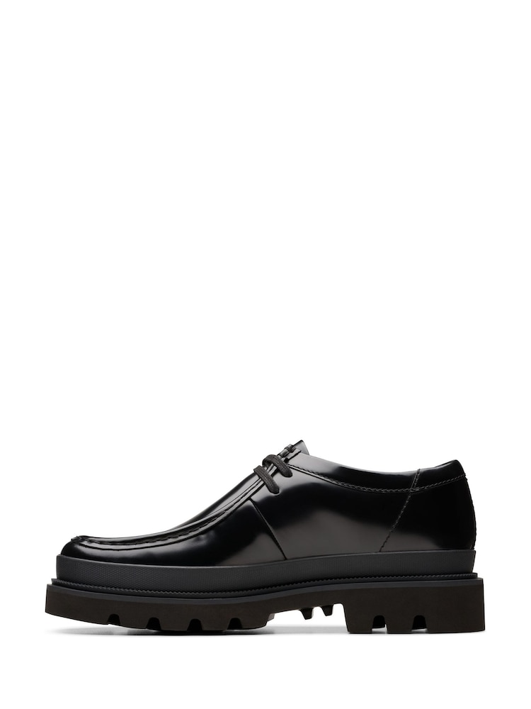 Clarks Hi Shine usnjeni čevlji Badell s šivi - Slika 7 iz 7