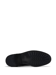 Clarks Black Leather Aldwin Chukka Boots - Image 7 of 7