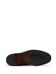 Clarks Brown Leather Adwin Cap Boots - Image 7 of 7