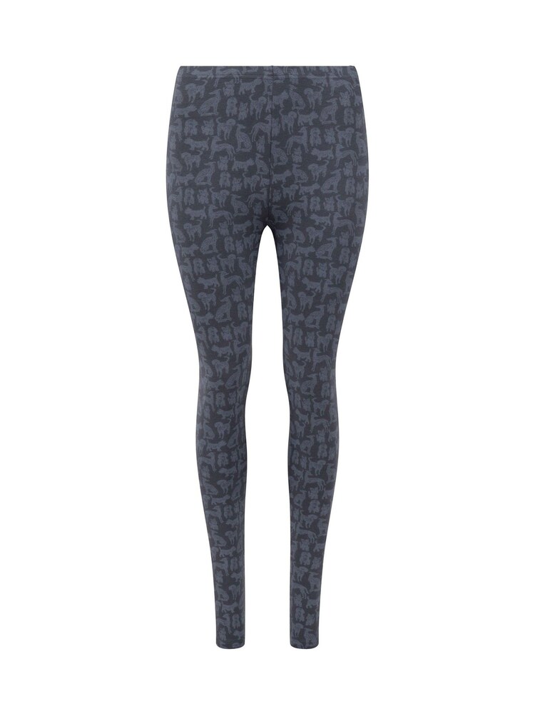 Weird Fish Blue Bailey Printed Leggings - Image 5 of 5
