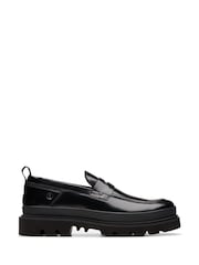 Clarks Black Hi Shine Badell Easy Shoes - Image 1 of 8