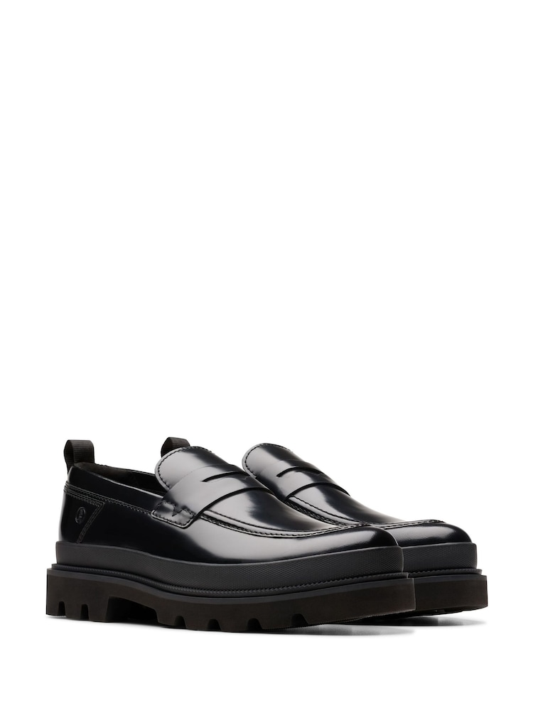 Clarks Black Hi Shine Badell Easy Shoes - Image 2 of 8