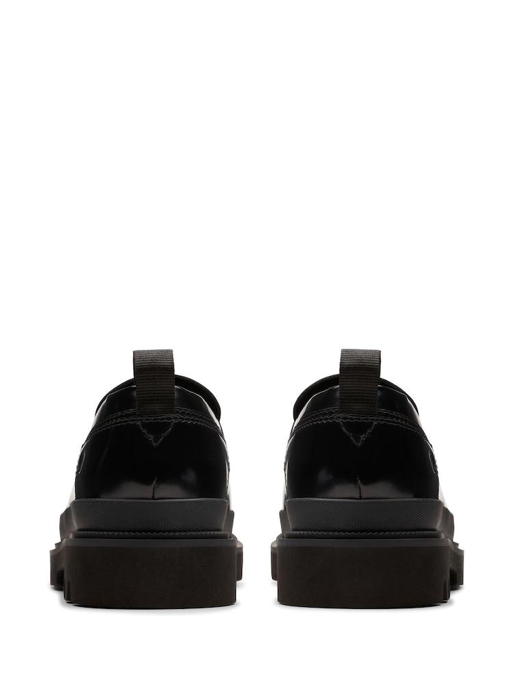 Clarks Black Hi Shine Badell Easy Shoes - Image 8 of 8