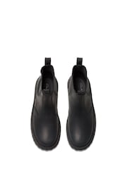 Schwarz - Clarks Solsbury Chelsea-Stiefel aus Leder - Bild 6 von 7