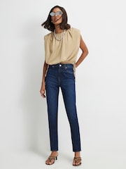 River Island Blue Classic Slim Jeans - Image 1 of 4