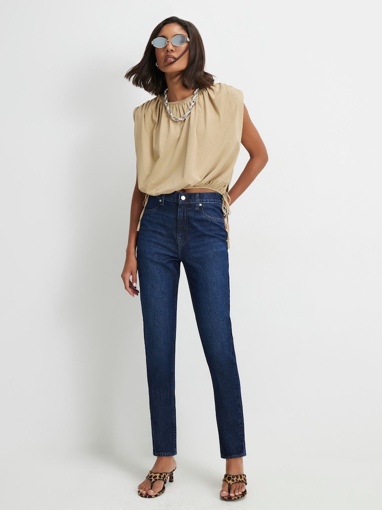 River Island Blue Classic Slim Jeans - Image 1 of 4