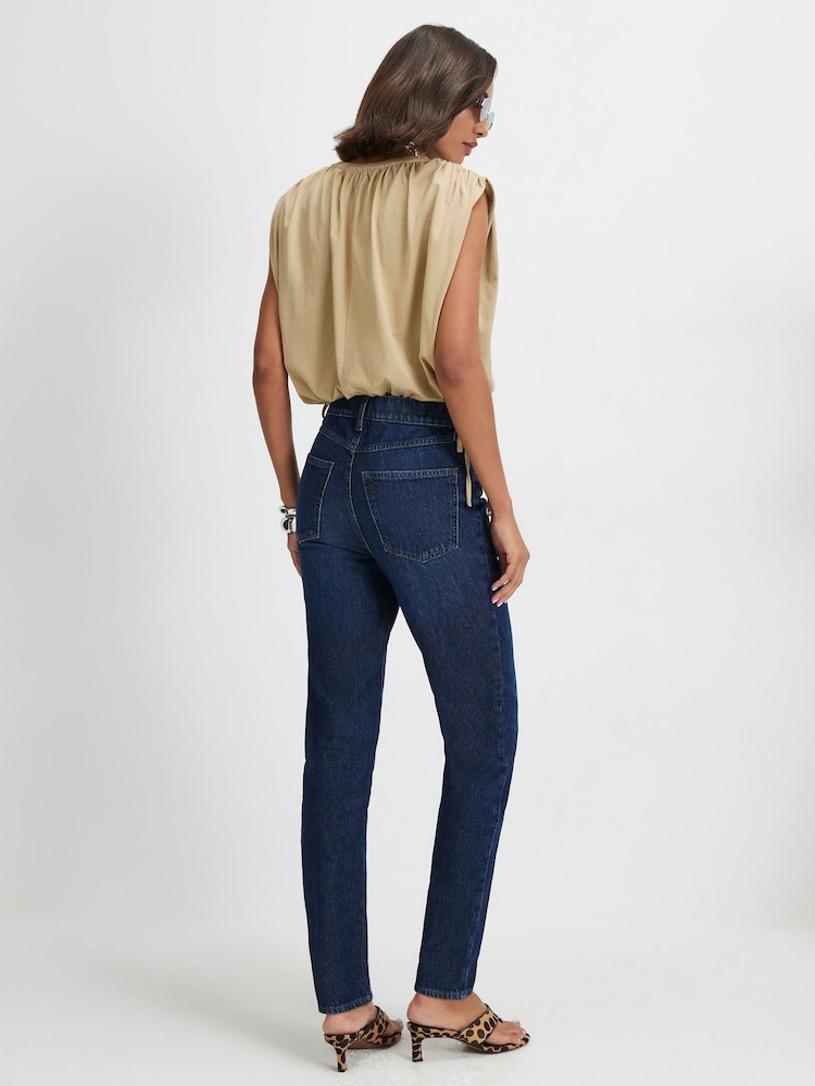 River Island Blue Classic Slim Jeans - Image 4 of 4