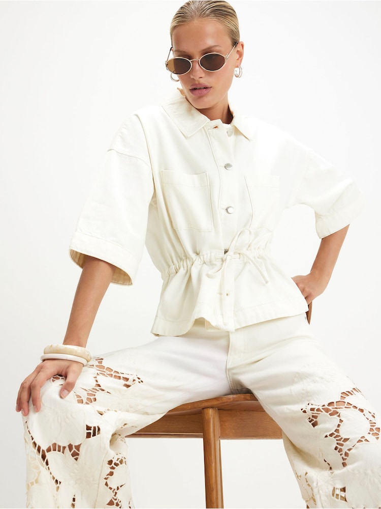 River Island Pang-itaas na may Tie Front - Larawan 1 ng 4