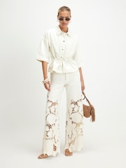 River Island Pang-itaas na may Tie Front - Larawan 3 ng 4