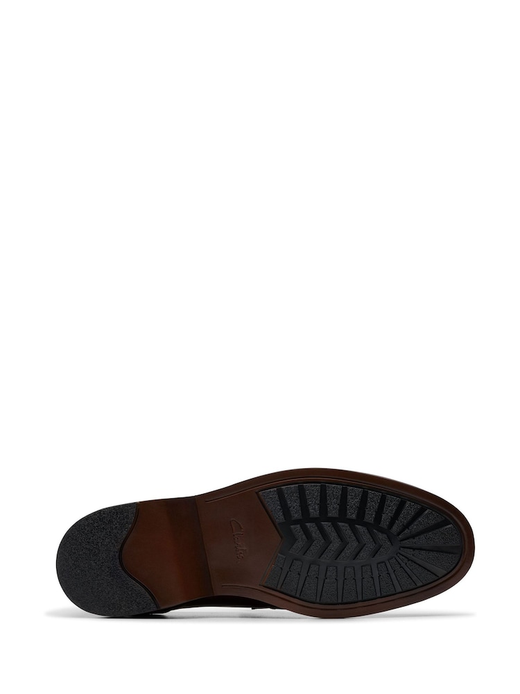 Clarks Brown Aldwin Step Loafers - Image 7 of 8