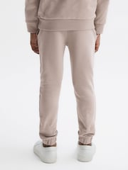 Reiss Taupe Ali Senior Garment Dye Jersey Joggers - Image 5 of 6