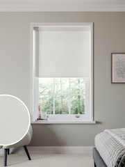 Ivory Cream Lucky Made to Measure Blackout Roller Blind - Image 1 of 6