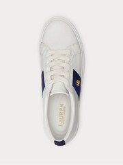 Lauren Ralph Lauren Janson II Leather White Sneakers - Image 4 of 4