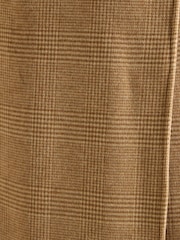 Joules Amberley Tan Brown Longline Wool Blend Coat with Belt - Image 4 of 11