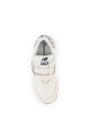 New Balance White Girls Hook & Loop 574 Trainers - Image 7 of 8