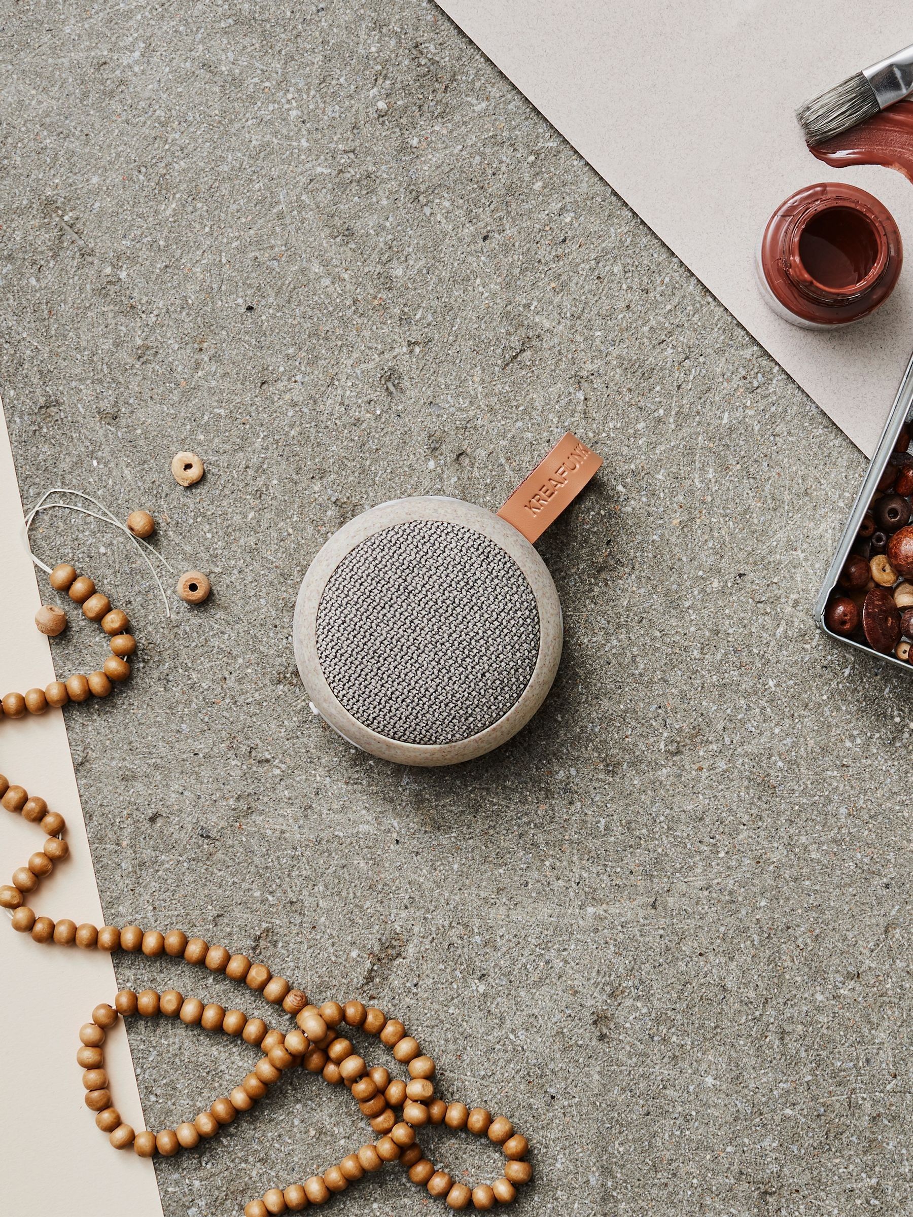 Kreafunk Unisex Wheat Ago 2 Fabric Bluetooth Speaker - Image 1