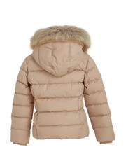 Tommy Hilfiger Kids Cream Essential Down Hood Jacket - Image 5 of 6