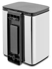 Brabantia Chrome Bo  Hi 7L Waste Bin - Image 4 of 4