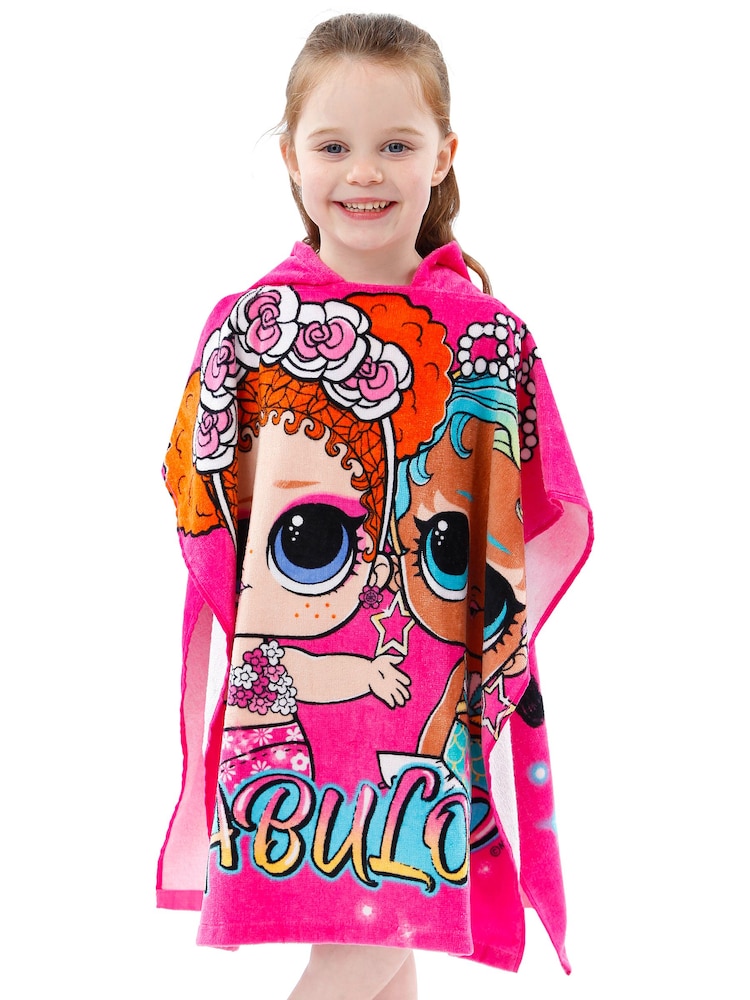 Character Pink LOL Surprise 100% Cotton Poncho - Image 1 of 9