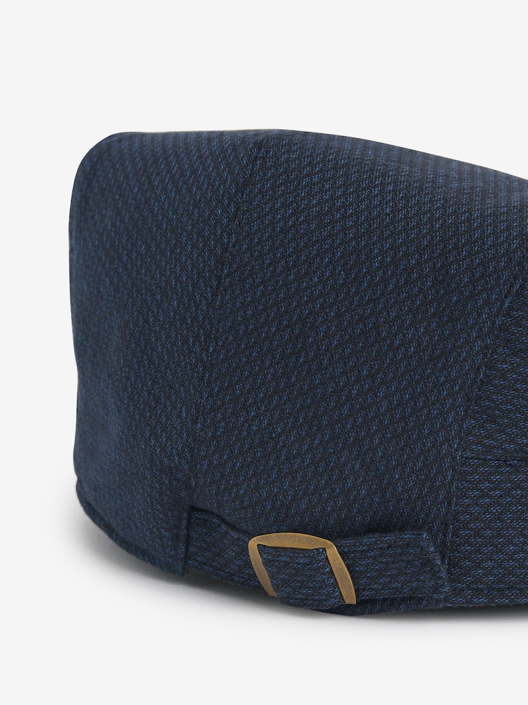 Navy Flat Cap - Image 4 of 4