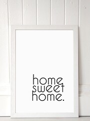 East End Prints Brown Home Sweet Home Print by Inoui - Image 1 of 3