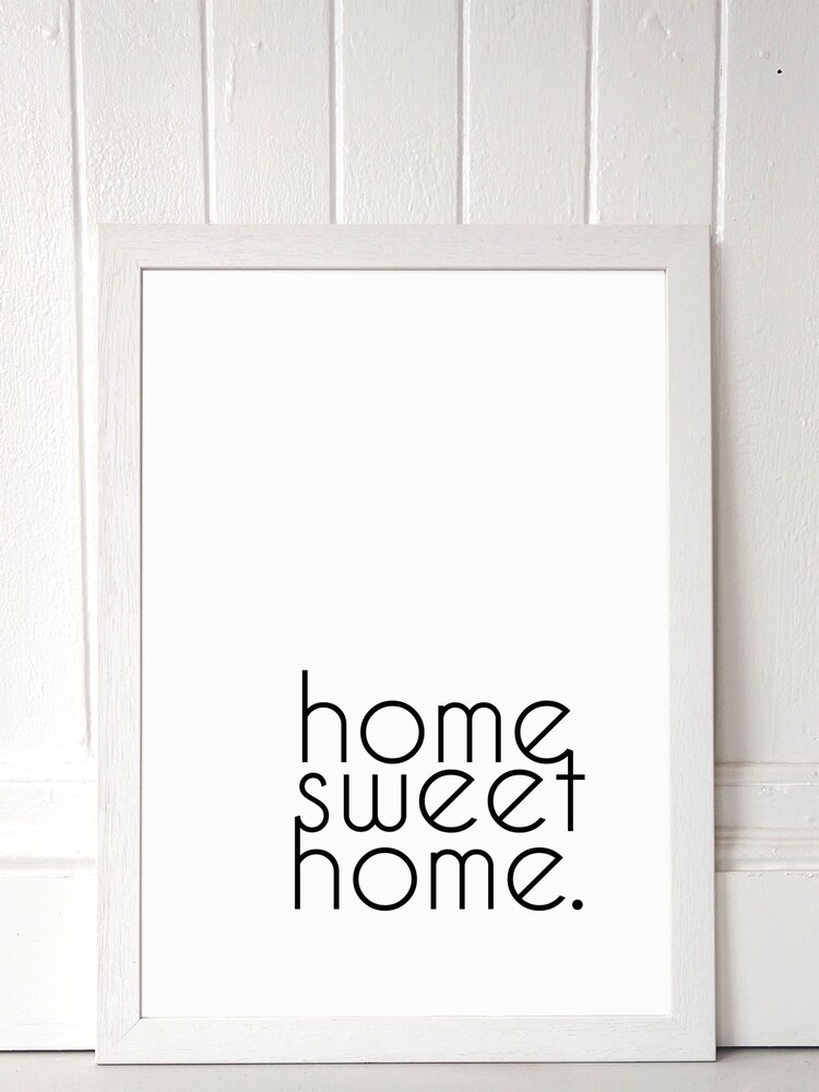 East End Prints Brown Home Sweet Home Print by Inoui - Image 1 of 3